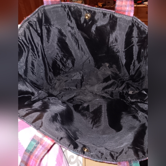 SOLD VICTORIA SECRET PLAID TOTE BAG - Picture 7 of 7